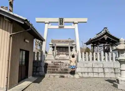 神明神社 (海津町)の鳥居