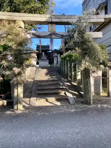 若宮八幡宮(夕涼ノ宮）の鳥居