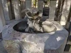 牛天神北野神社の手水