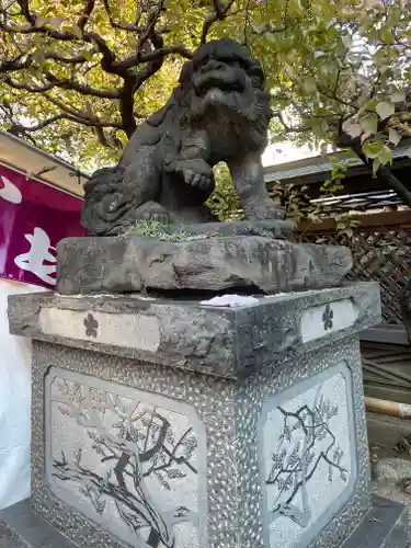 湯島天満宮の狛犬
