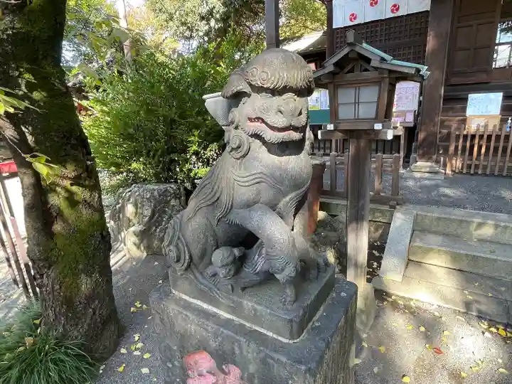 七社神社の狛犬
