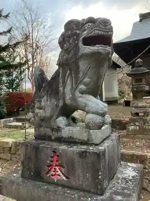 東明神社の狛犬