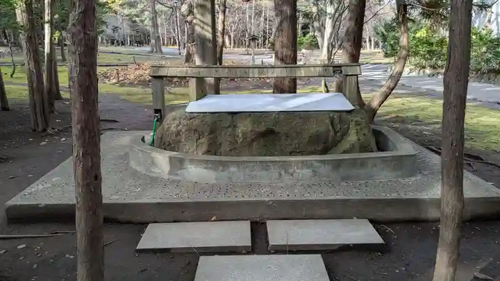 開拓神社の手水舎