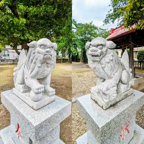 十二所神社の狛犬