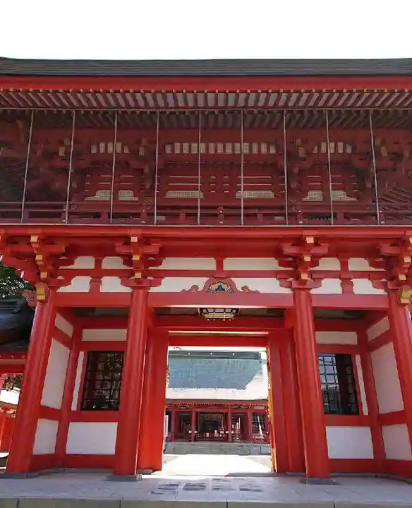 藤崎八旛宮の山門・神門