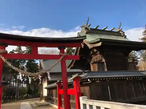 結城諏訪神社の鳥居