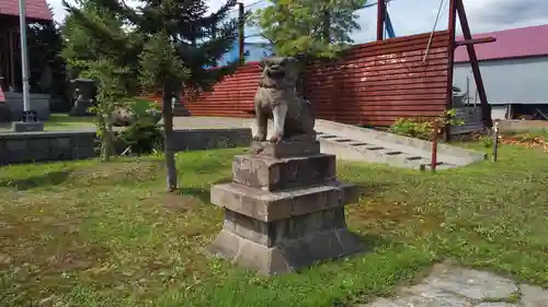 樺戸神社の狛犬