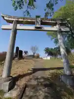 男浅間神社の鳥居