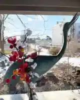 釧路一之宮 厳島神社の手水舎