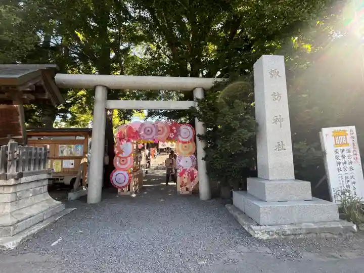 札幌諏訪神社の鳥居