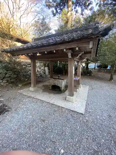丹生川上神社（下社）の手水舎
