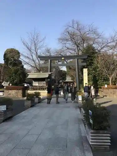 松陰神社の鳥居