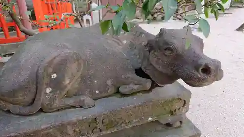 水鏡天満宮の狛犬