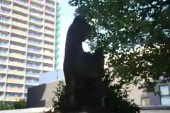 晴門田神社の狛犬