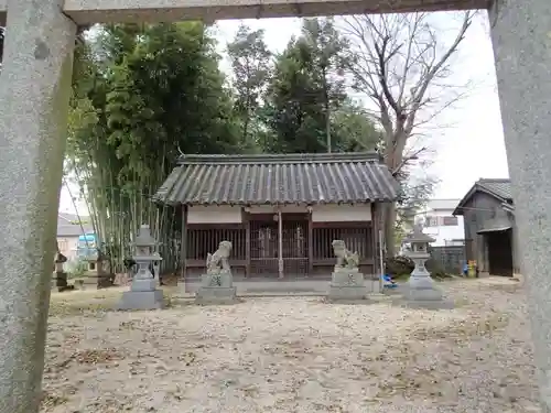 鏡作麻気神社の鳥居