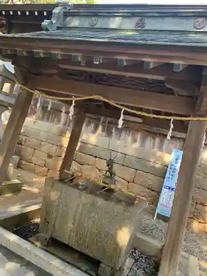 山﨑八幡宮の手水舎