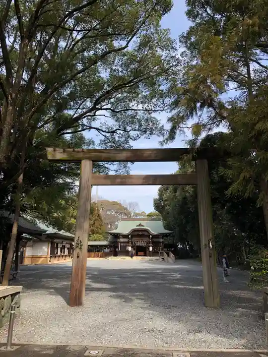 氷上姉子神社(熱田神宮摂社)の鳥居