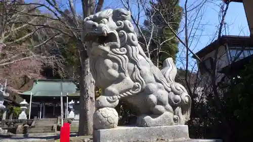 温泉神社～磐梯熱海温泉～の狛犬