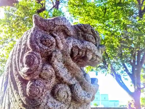 牛毛神社の狛犬