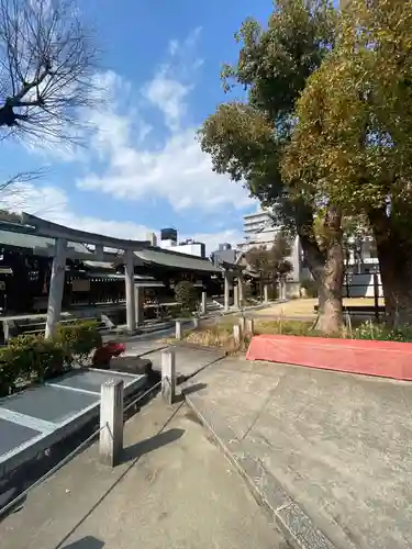 生國魂神社の鳥居