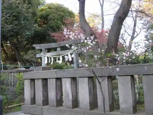 松陰神社の鳥居