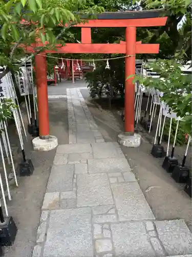 旗上弁財天社の鳥居