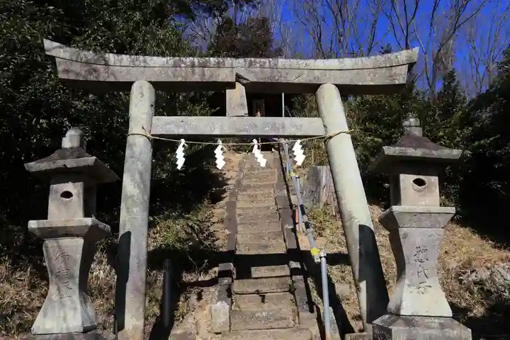 大六天麻王神社の鳥居