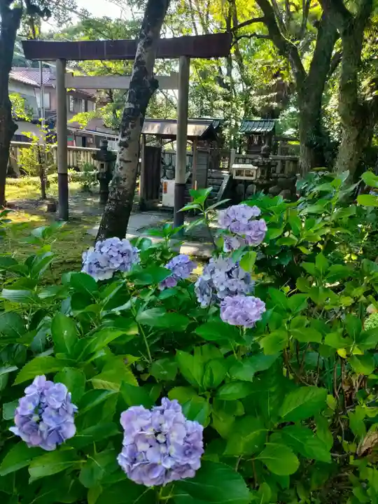若宮神明社の庭園