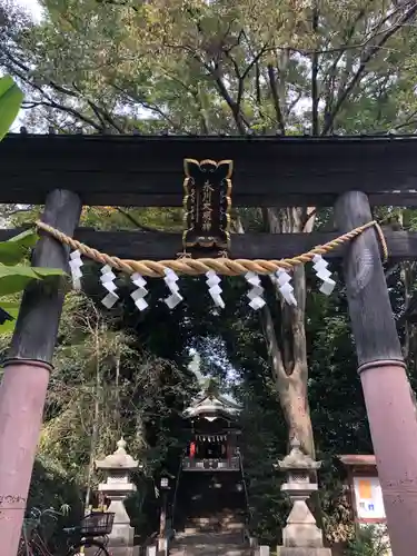 南沢氷川神社の鳥居