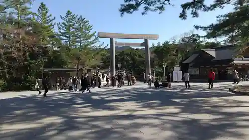 伊勢神宮内宮（皇大神宮）の鳥居