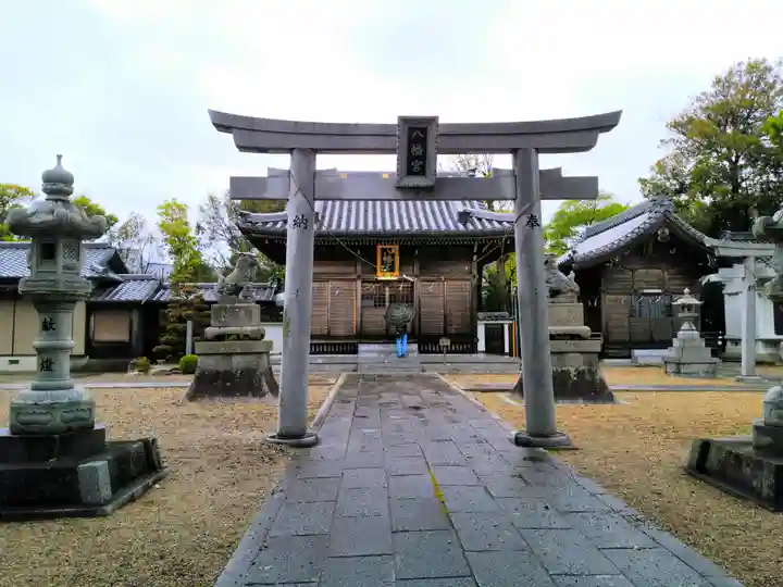 八幡社(東尾八幡社)の鳥居