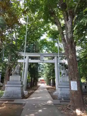 諏訪神社の鳥居
