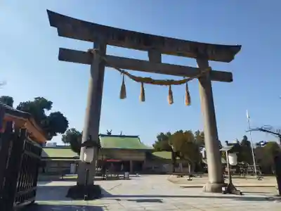 難波大社 生國魂神社の鳥居