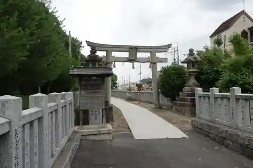 長尾菅原神社の鳥居