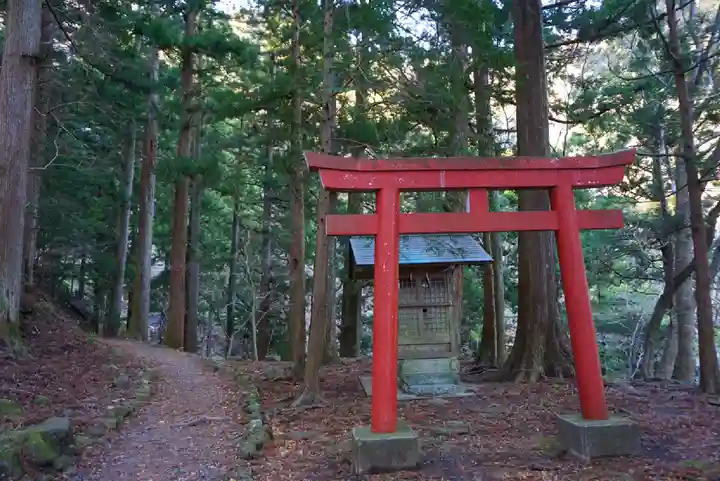 大山阿夫利神社の鳥居