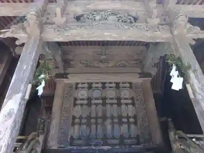 白山中居神社の芸術