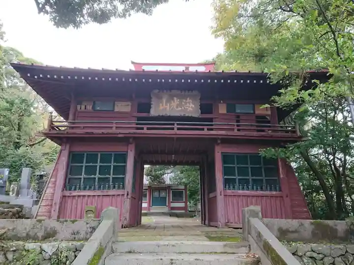 佛現寺の山門・神門
