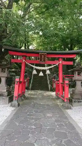 山名八幡宮の鳥居