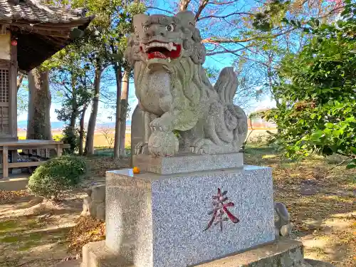 田中神社の狛犬