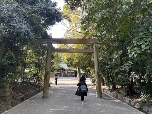 上知我麻神社（熱田神宮摂社）の鳥居