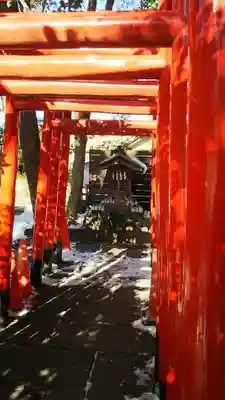 鎮守氷川神社の鳥居
