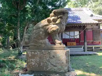 神明神社の狛犬