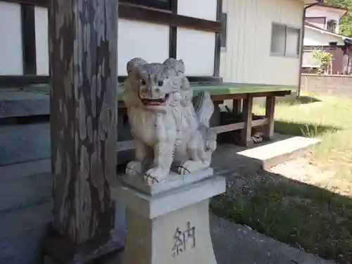 赤浜八幡宮の狛犬