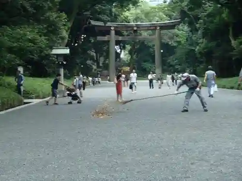 明治神宮の鳥居