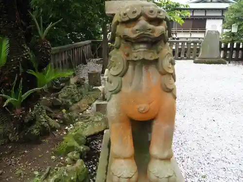 叶神社 (西叶神社)の狛犬