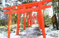 阿寒湖稲荷神社の鳥居