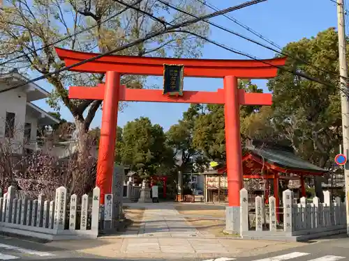 生田神社兵庫宮御旅所の鳥居