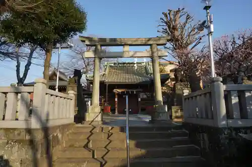 岩淵八雲神社の鳥居