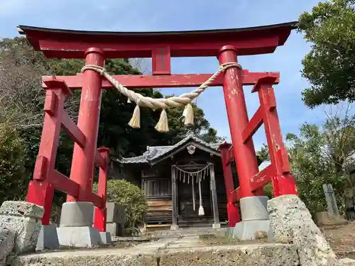 津崎神社の鳥居