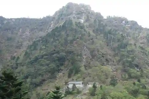 石鎚神社 口之宮 本社の自然